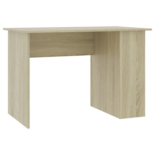 vidaXL Desk Sonoma oak Engineered wood Medium Computer Desk