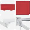 vidaXL Retractable Awning Red 300x250 cm fabric