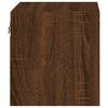 vidaXL TV Wall Cabinet Brown Oak Engineered wood Compact TV Wall Cabinet