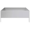 vidaXL Garden Raised Bed Galvanized Steel Large Durable