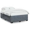 vidaXL Bed Frame Dark Gray