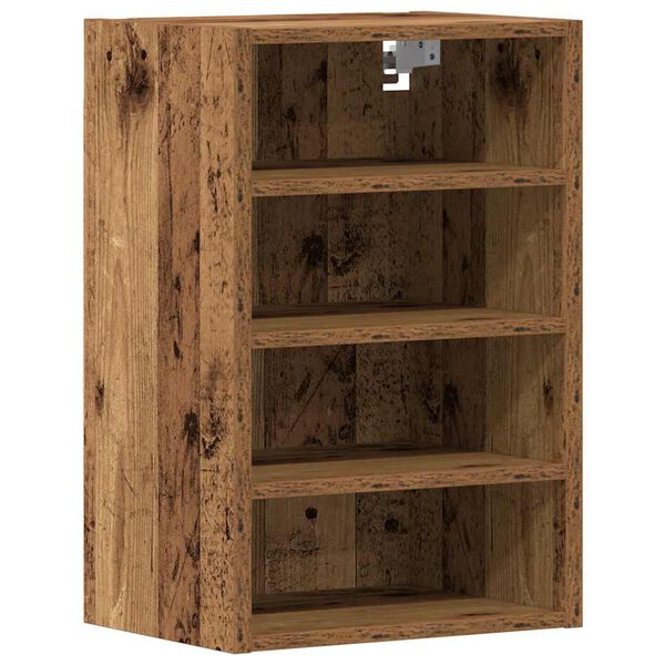 vidaXL Hanging Cabinet Old wood Engineered wood Medium Hanging Cabinet