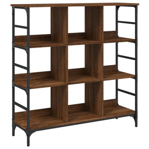 vidaXL Sideboard Brown oak Engineered Wood Medium Adjustable Feet