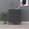 vidaXL Storage Cabinet Anthracite 31.5"x13.8"x40" Steel