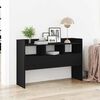vidaXL Sideboard Black Oak 41.34 x 11.81 x 27.56 in Engineered Wood