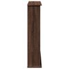 vidaXL Fireplace Surround Brown Oak 29.5x7.9x34.4" Engineered Wood