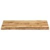vidaXL Table Top Natural Mango Wood Solid rough mango wood 47.2 x 23.6 in