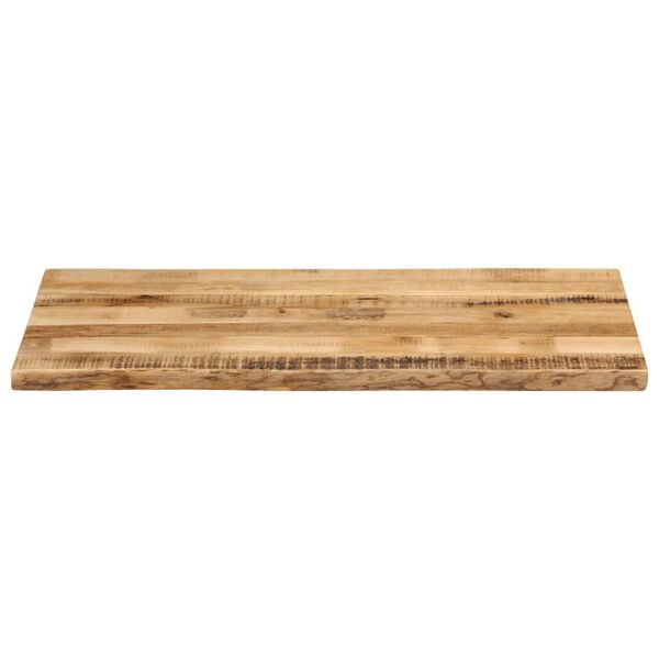 vidaXL Table Top Natural Mango Wood Solid rough mango wood 47.2 x 23.6 in