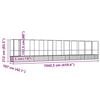 vidaXL Aviary with Extension Silver 410.4"x42.1"x83.5" Steel