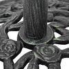vidaXL Umbrella Stand Black and green Cast iron Standard