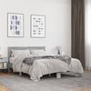 vidaXL Bed Frame Grey Sonoma Engineered wood, metal Double Bed Frame