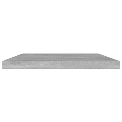 vidaXL Bookshelf Boards 4 pcs Concrete Gray 23.6"x3.9"x0.6" Engineered Wood