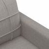 vidaXL 3-seater Sofa Taupe Fabric (100% polyester), Metal, Textilene