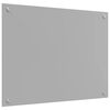 vidaXL Kitchen Backsplash Light grey 31.50 x 23.62 x 0.24 in
