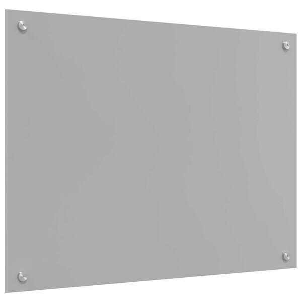 vidaXL Kitchen Backsplash Light grey 31.50 x 23.62 x 0.24 in