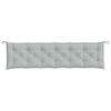 vidaXL Garden Bench Cushion Melange Light Grey 100% Polyester
