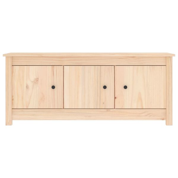 vidaXL Shoe Cabinet Natural Wood Solid pine wood