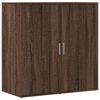 vidaXL Sideboard Brown Oak Engineered Wood Medium Modern Sideboard