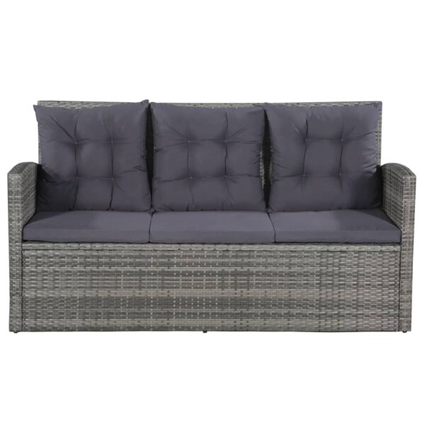 vidaXL Sofa Set Grey and Dark Grey