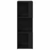 vidaXL Corner Shelves Black Oak 12.99 x 12.99 x 39.37 in