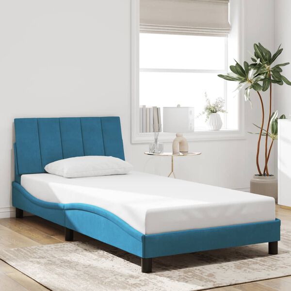 vidaXL Bed Frame Blue