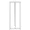 vidaXL Bar Table Leg White Powder-coated steel Medium