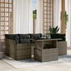 vidaXL Garden Sofa Set Grey