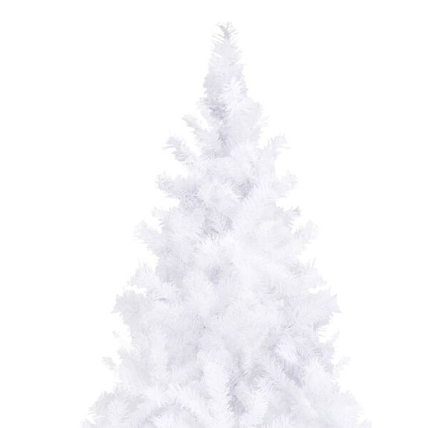 vidaXL Christmas Tree White PVC Extra Large Decorative Inlays
