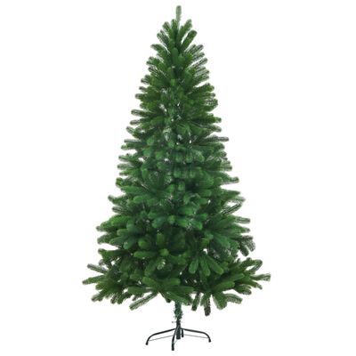 vidaXL Artificial Christmas Tree with LEDs 70.9" Green