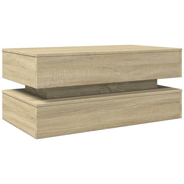 vidaXL Coffee Table Sonoma Oak Engineered wood Medium Coffee Table