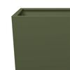 vidaXL Garden Planter Set of 2 Olive green Cold-rolled steel Tall