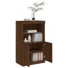 vidaXL Sideboard Brown oak Engineered wood Medium Sideboard