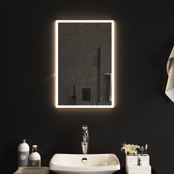 vidaXL LED Bathroom Mirror 15.7"x23.6"