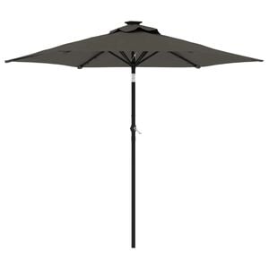 vidaXL Garden Parasol Anthracite Steel, Polyester Large Tiltable