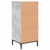 vidaXL Bathroom Cabinet Concrete Grey 15.55 x 14.17 x 34.65 in