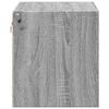 vidaXL Wall-mounted Bedside Cabinet Set of 2 Grey Sonoma Engineered wood
