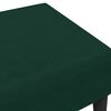 vidaXL Footstool Dark green Velvet Compact Simple Footstool