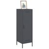 vidaXL Highboard Anthracite Steel Medium Highboard Rectangular