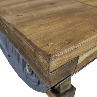 vidaXL Coffee Table Solid Reclaimed Wood 35.4"x19.7"x13.8"