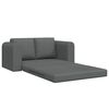 vidaXL Sofa Bed Dark gray 148 x 71 x 83 cm fabric