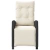 vidaXL Reclining Garden Chair Set of 2 Black
