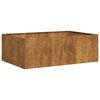 vidaXL Planter Rusty Weathering steel Large Decorative Inlays Planter