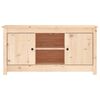 vidaXL TV Cabinet Pine Solid Pine Wood Medium TV Cabinet Rectangular