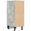 vidaXL Bottom Cabinet Concrete Grey Engineered Wood Standard