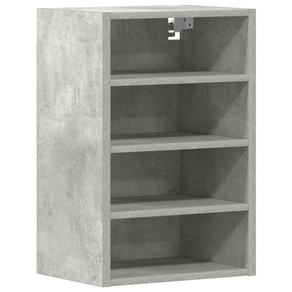vidaXL Hanging Cabinet Concrete gray Engineered wood 15.7x11.6x23.6 in