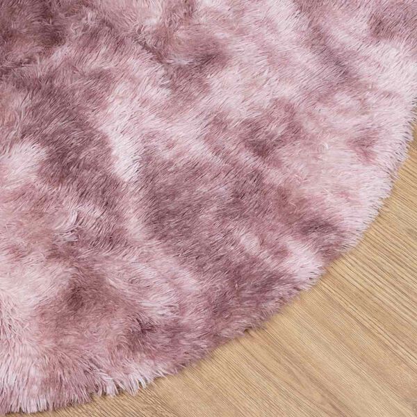 vidaXL Shaggy Rug Dusty Pink 100% Polyester 118.1x78.7 in Foldable Rug
