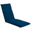 vidaXL Foldable Sunlounger Oxford Fabric Navy Blue