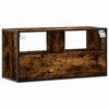 vidaXL TV Cabinet Smoked Oak Engineered Wood 31.5 in TV Cabinet