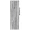 vidaXL Highboard Grey Sonoma Engineered wood 17.7x16.8x48.8 in Highboard