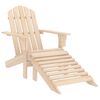 vidaXL Garden Chair Natural wood Solid fir wood Detachable